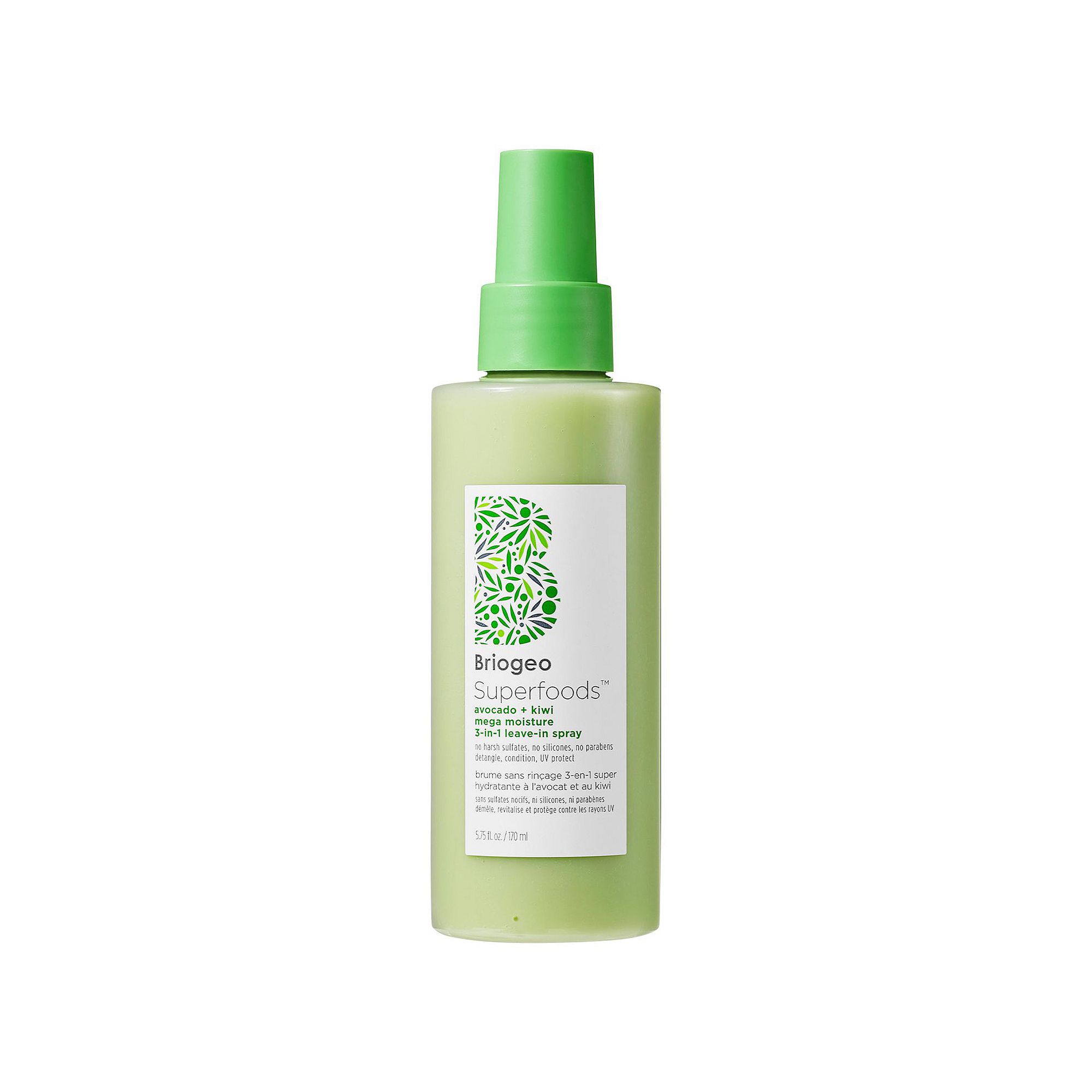 Briogeo Superfoods Avocado + Kiwi Moisture Leave-In Conditioner, Size: 5.75