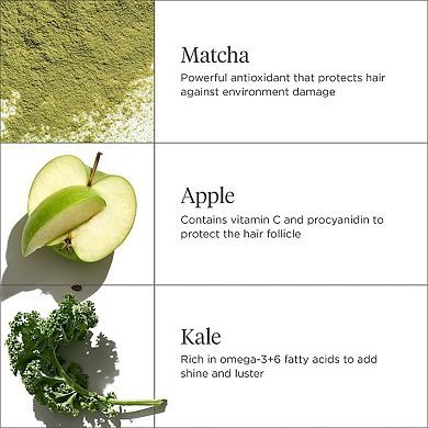 Superfoods Apple, Matcha + Kale Replenishing Shampoo + Conditioner Duo