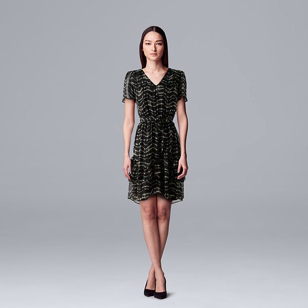 Vera wang store black dress kohls