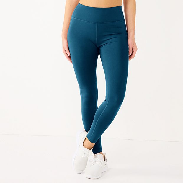 Women s Tek Gear Ultrastretch High Waisted Side Pocket Full Length Leggings