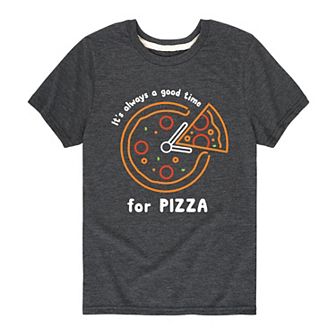 Boys 8-20 Time For Pizza Graphic Tee