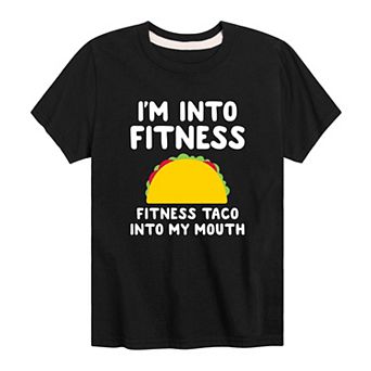 Boys 8-20 I'm 'Into Fitness Taco Graphic Tee