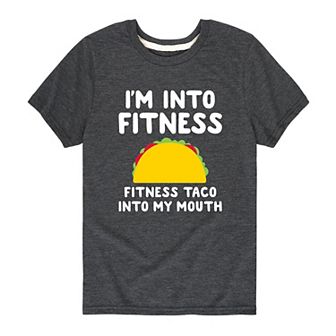 Boys 8-20 I'm 'Into Fitness Taco Graphic Tee