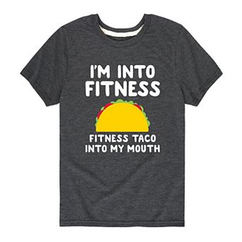 Boys 8-20 I'm 'Into Fitness Taco Graphic Tee
