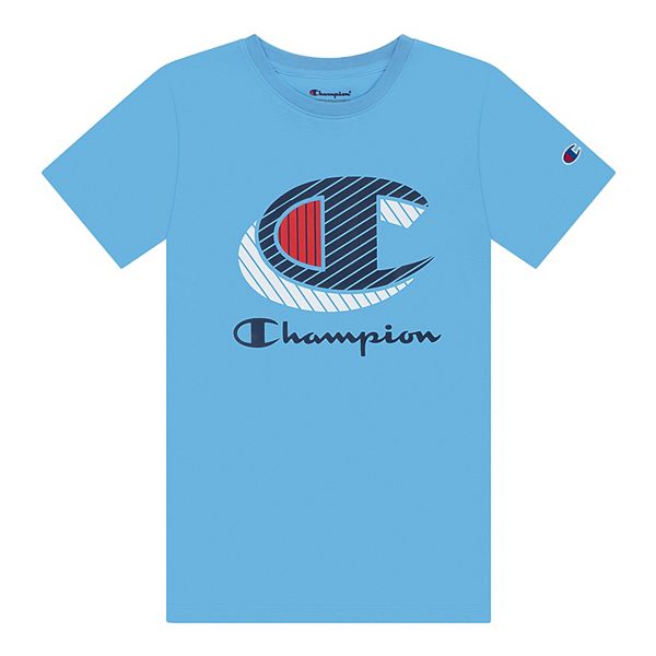 Boys 8 20 Champion Sliced C Script Tee