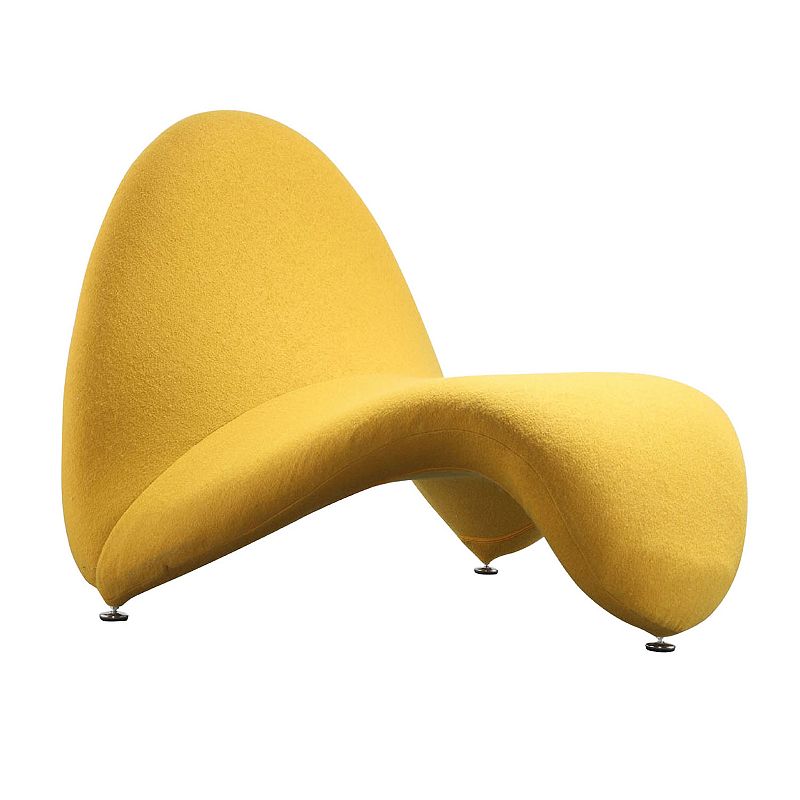 Manhattan Comfort MoMa Accent Chair, Yellow