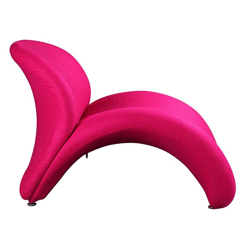 MANHATTAN COMFORT Rosebud Accent Chair, Pink