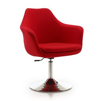 MANHATTAN COMFORT Kinsey Adjustable Height Swivel Accent Chair