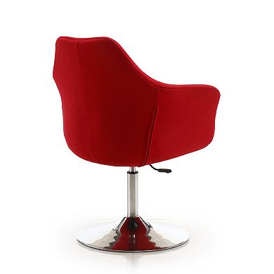 MANHATTAN COMFORT Kinsey Adjustable Height Swivel Accent Chair