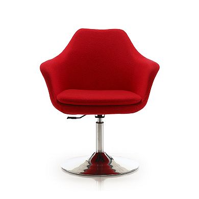 MANHATTAN COMFORT Kinsey Adjustable Height Swivel Accent Chair