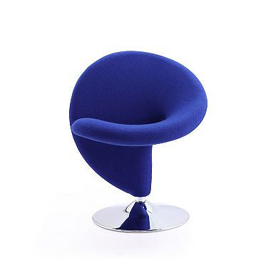 MANHATTAN COMFORT Curl Swivel Accent Chair