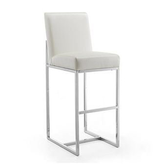 MANHATTAN COMFORT Element Faux Leather Bar Stool