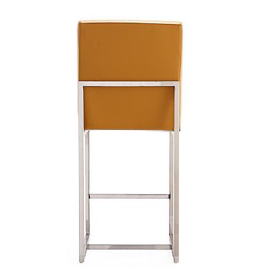 MANHATTAN COMFORT Element Faux Leather Counter Stool