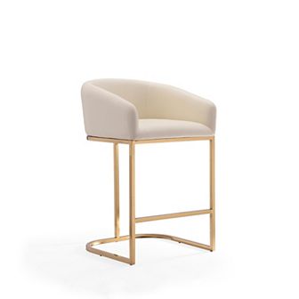 MANHATTAN COMFORT Louvre Counter Stool