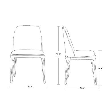 MANHATTAN COMFORT Courding Dining Chair