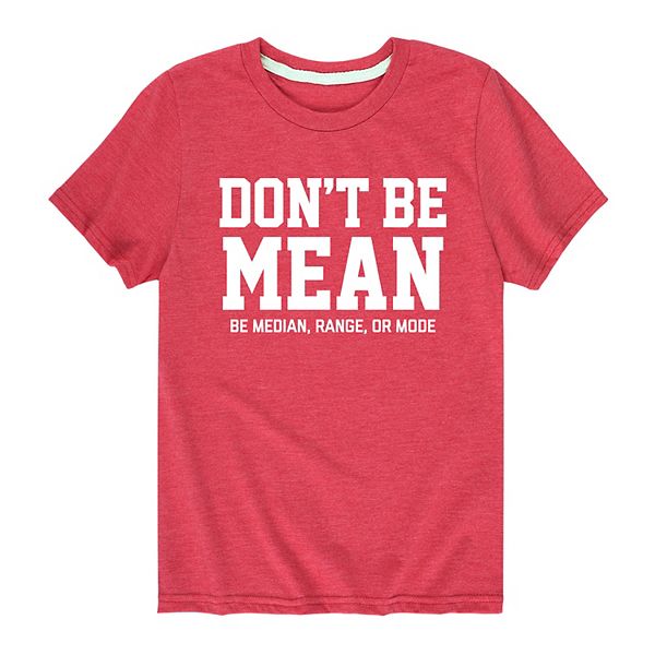 Boys 8-20 Dont Be Mean Graphic Tee