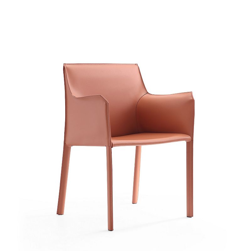 MANHATTAN COMFORT Paris Arm Chair, Pink