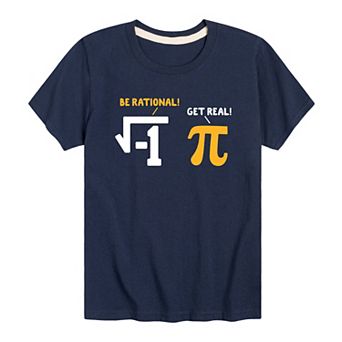Boys 8-20 Be Rational Get Real Graphic Tee
