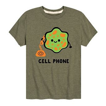 Boys 8-20 Cell Phone Graphic Tee