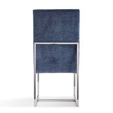 MANHATTAN COMFORT Element Velvet Dining Chair 2-piece Set