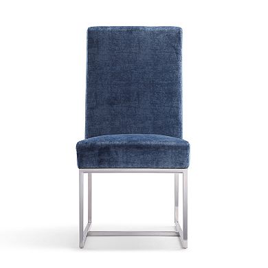 MANHATTAN COMFORT Element Velvet Dining Chair 2-piece Set