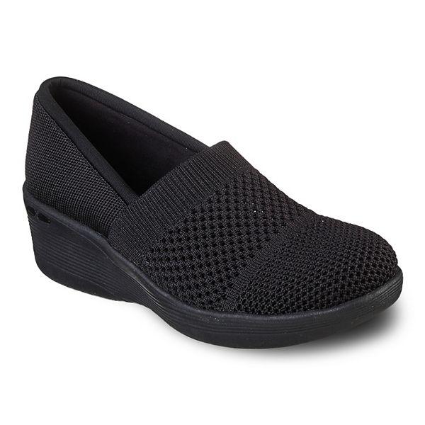 Wedge rubber shop shoes skechers