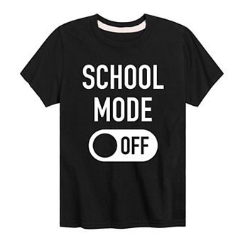 Boys 8-20 School Mode Off Graphic Tee