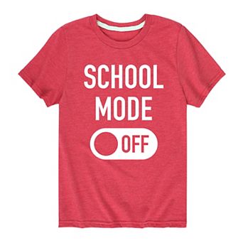 Boys 8-20 School Mode Off Graphic Tee