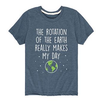 Boys 8-20 The Rotation Of The Earth Graphic Tee