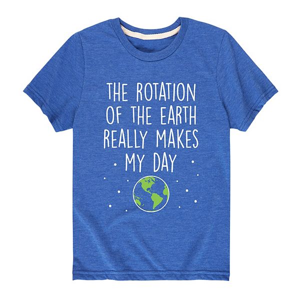 Boys 8-20 The Rotation Of The Earth Graphic Tee