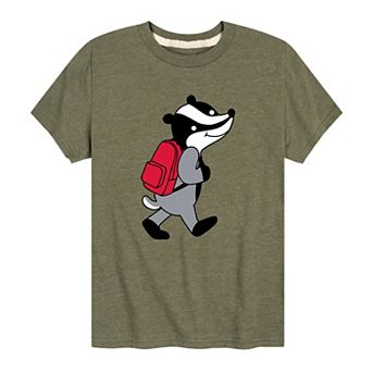 Boys 8-20 Backpack Badger Graphic Tee