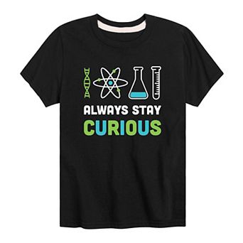 Boys 8-20 Always Stay Curious Graphic Tee