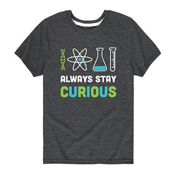 Boys 8-20 Always Stay Curious Graphic Tee
