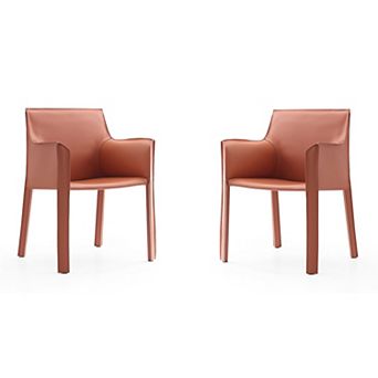 MANHATTAN COMFORT Vogue Arm Chair 2 pc Set