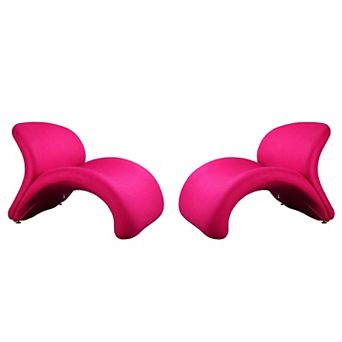 MANHATTAN COMFORT Rosebud Accent Chair 2 pc Set