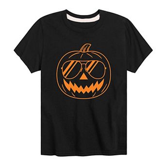 Boys 8-20 Pumpkin Sunglasses Graphic Tee