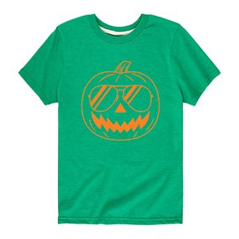 Boys 8-20 Pumpkin Sunglasses Graphic Tee