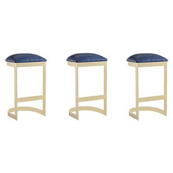 MANHATTAN COMFORT Aura Bar Stool 3 pc Set