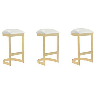 MANHATTAN COMFORT Aura Bar Stool 3 pc Set