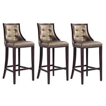 MANHATTAN COMFORT Fifth Avenue Bar Stool 3 pc Set