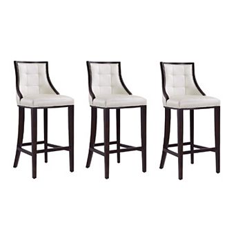 MANHATTAN COMFORT Fifth Avenue Bar Stool 3 pc Set