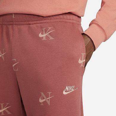 Big & Tall Nike Printed Club Fleece Joggers