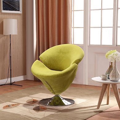 MANHATTAN COMFORT Tulip Swivel Accent Chair 2-piece Set