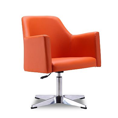 MANHATTAN COMFORT Pelo Adjustable Height Swivel Accent Chair 2-piece Set