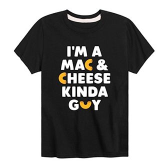 Boys 8-20 Im A Mac And Cheese Kinda Guy Graphic Tee