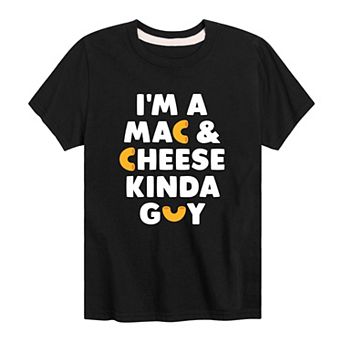 Boys 8-20 Im A Mac And Cheese Kinda Guy Graphic Tee