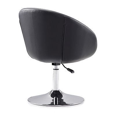 MANHATTAN COMFORT Hopper Swivel Adjustable Height Accent Chair 2-piece Set