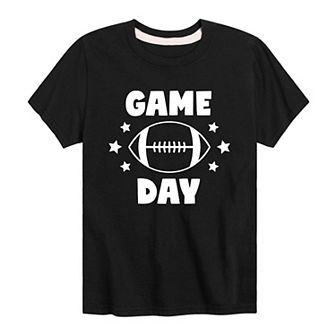 Boys 8-20 Game Day Football Graphic Tee