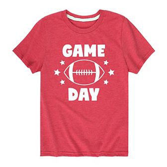 Boys 8-20 Game Day Football Graphic Tee