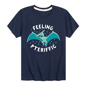Boys 8-20 Dinosaurs Are Pterrific Graphic Tee